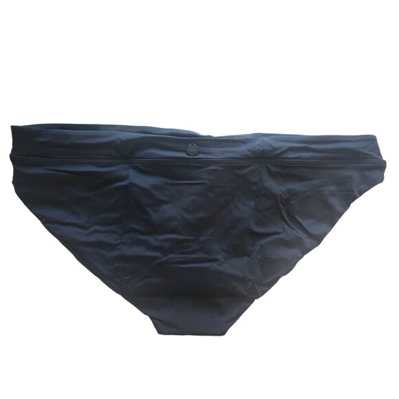 PrAna Womens Size X Large Black Summer Wave Bikini Swim Beachy Bottom NWT - Picture 3 of 5